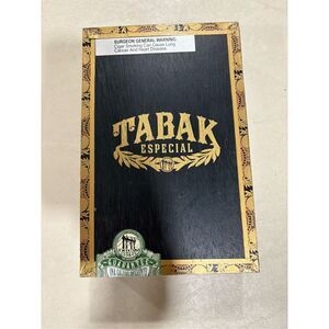 Tabak Especial Cigar Box, Wooden, Empty, Organizer